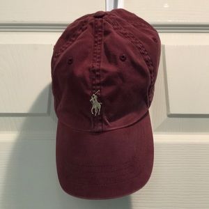 Maroon Polo Hat